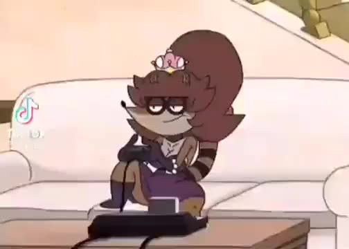 benson,rigbbette,rigbette (benson dancing),rigby (regular show)