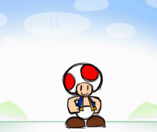 toad (mario),toadette