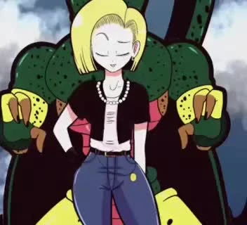 android 18,cell (dragon ball),imperfect cell
