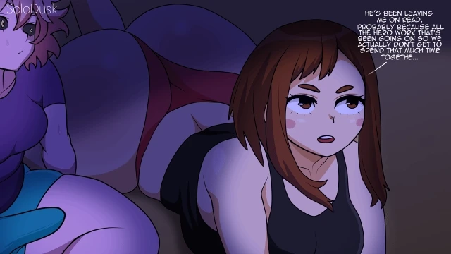 loop,mina ashido,ochako uraraka