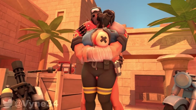 fempyro,heavy weapons guy,pyro