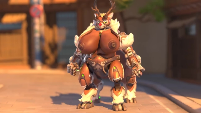 omnic,orisa,reindeer orisa (overwatch)