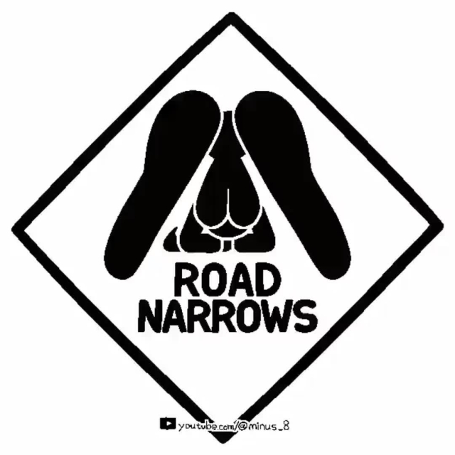 warning sign person