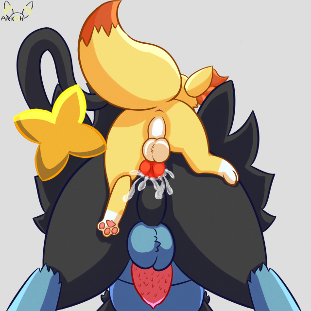 fennekin+luxray