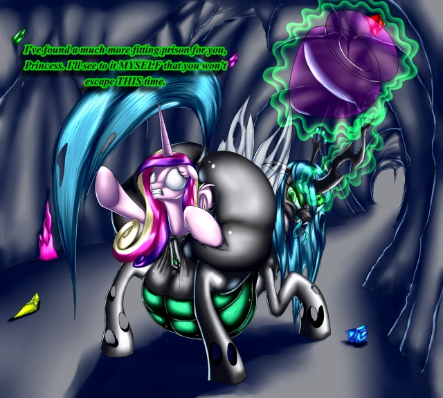 changeling+princess cadance (mlp)+queen chrysalis (mlp)