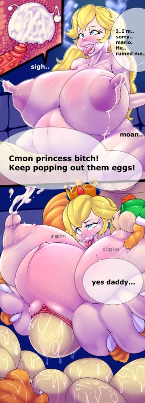 bowser+princess peach