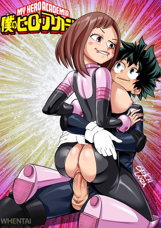 izuku midoriya+ochako uraraka