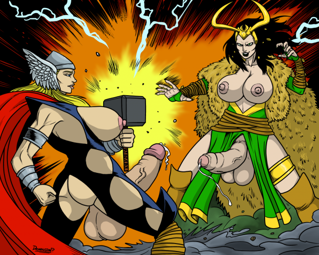 lady loki+loki+thor