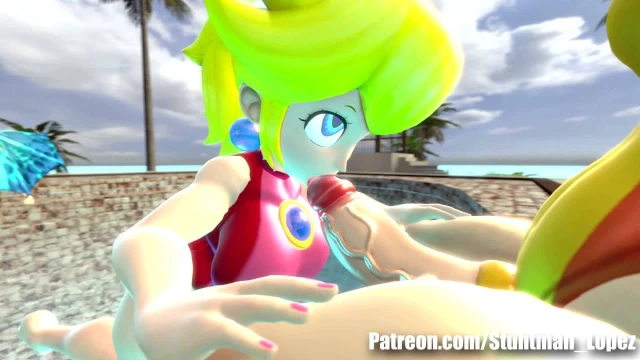 princess daisy+princess peach