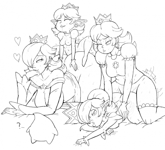 luma+midna+princess daisy+princess rosalina