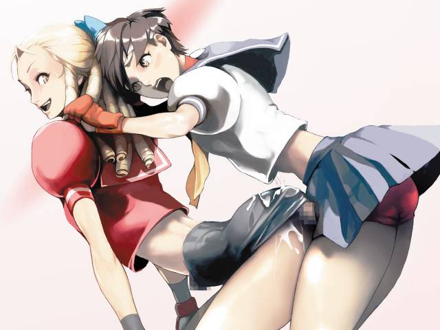 karin kanzuki+sakura kasugano