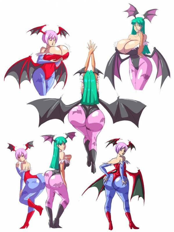 lilith aensland+morrigan aensland