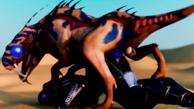 quarian+tali'zorah nar rayya+varren