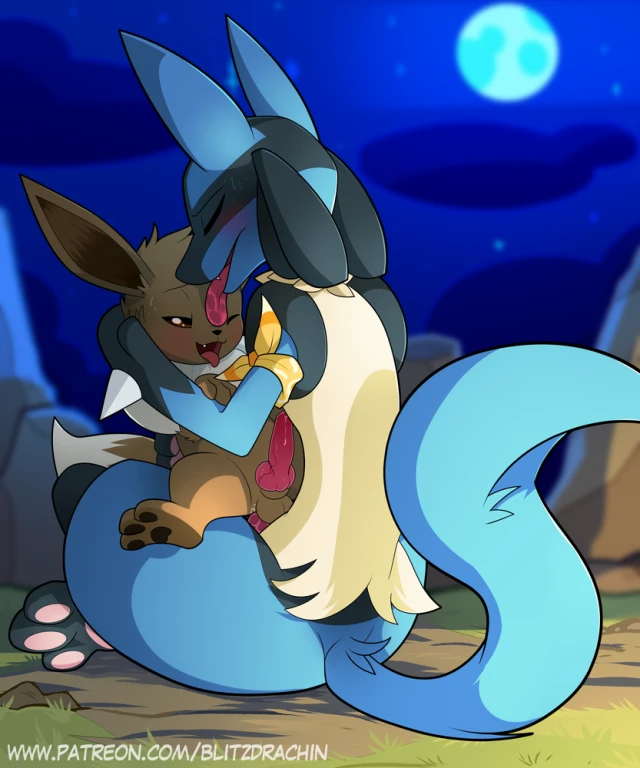 eevee+lucario