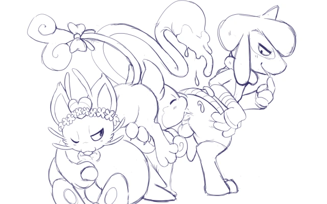 audino+mega audino+meowth+smeargle
