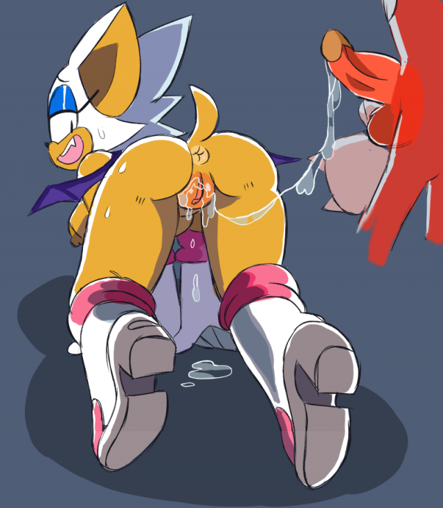 knuckles the echidna+rouge the bat