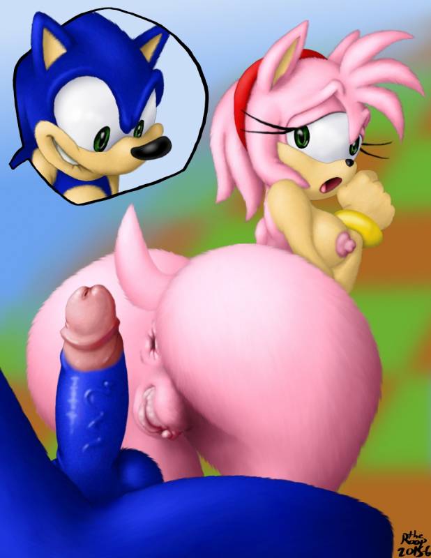 amy rose+roop+sonic the hedgehog