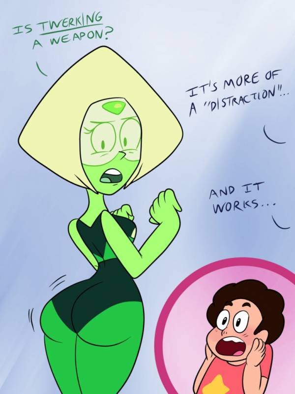 peridot (steven universe)+steven quartz universe