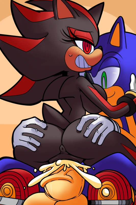 shadow the hedgehog+sonic the hedgehog