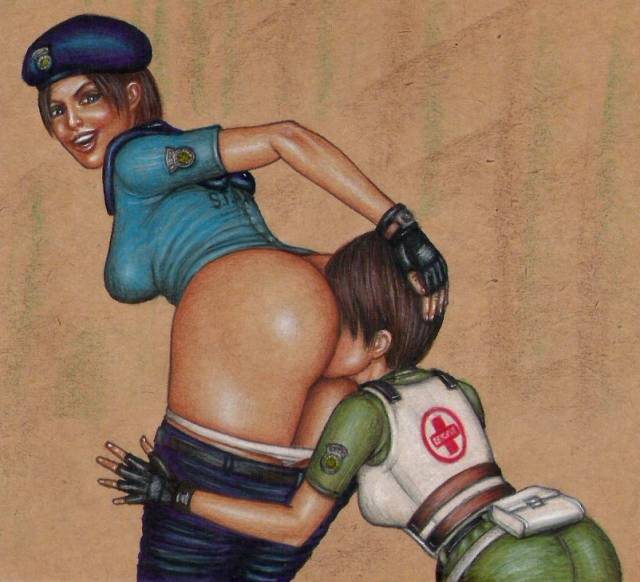 jill valentine+rebecca chambers