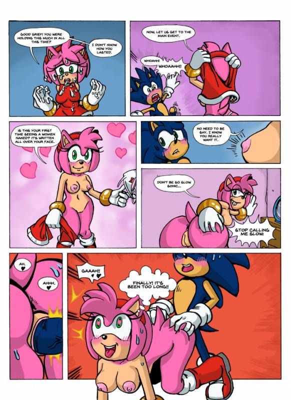 amy rose+sonic the hedgehog