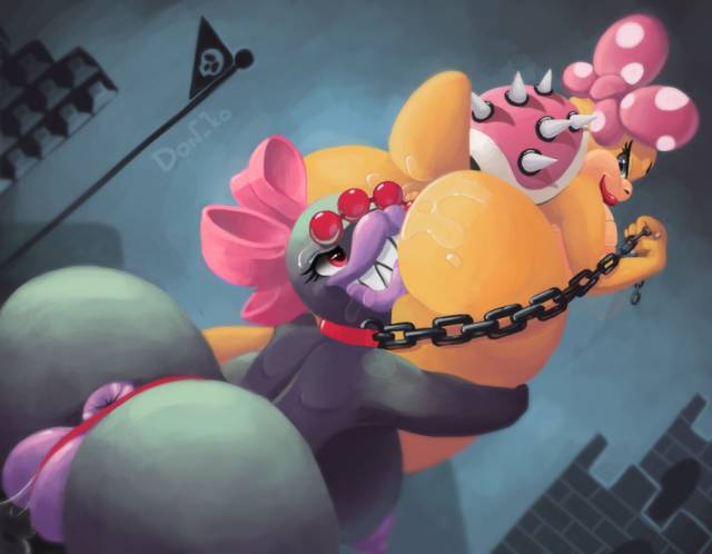 chain chomp+koopa+wendy o. koopa