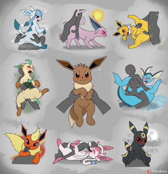 eevee+espeon+flareon+glaceon+jolteon+leafeon+sylveon+umbreon+vaporeon