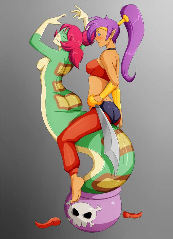 shantae (character)+tuki (shantae)