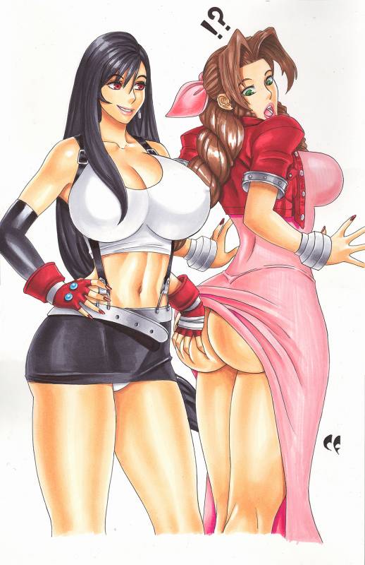 aerith gainsborough+tifa lockhart