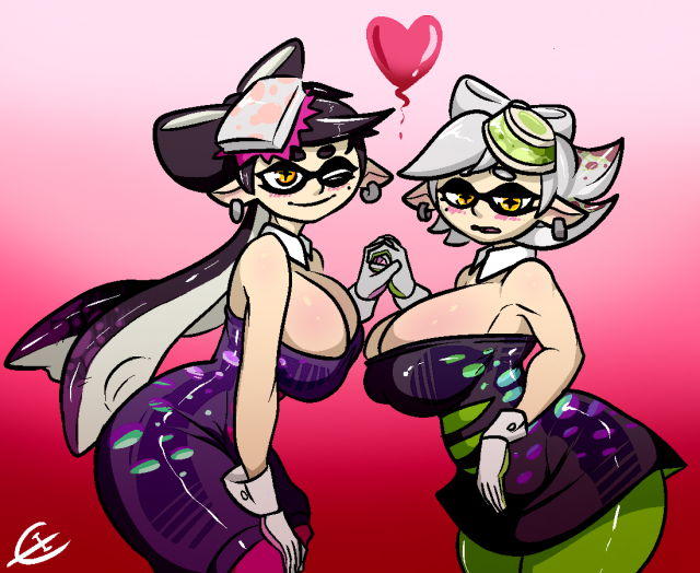 callie (splatoon)+marie (splatoon)